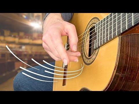 The secret to classical guitar tremolo