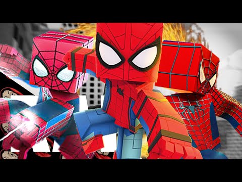 Rap Dos Homens-Aranhas // NEM TODO MUNDO NASCE HERÓI (@7minutoz) [Versão Minecraft]