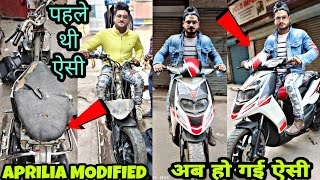 Aprilia SR 150 modification | Aprilia 150 full Restoreration | aprilia modified