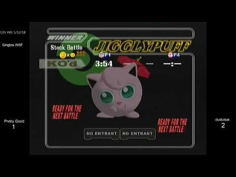 GSS 81 SSBM - Pretty Good (Ice Climbers) vs. dudutsai (Jigglypuff) - Melee WSF