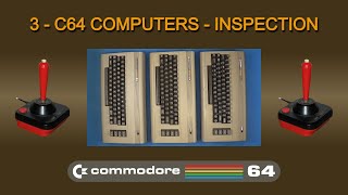 3 - Commodore 64 computers - Inspection
