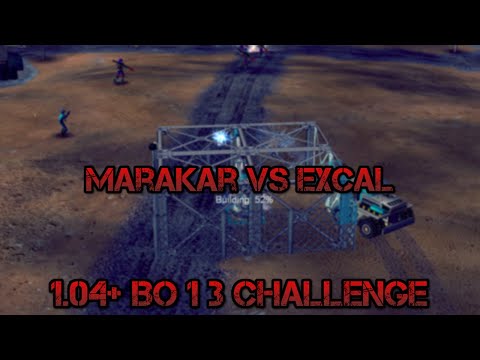 C&C Generals Zero Hour 1.04+ BO13 Challenge: Marakar vs ExCaL
