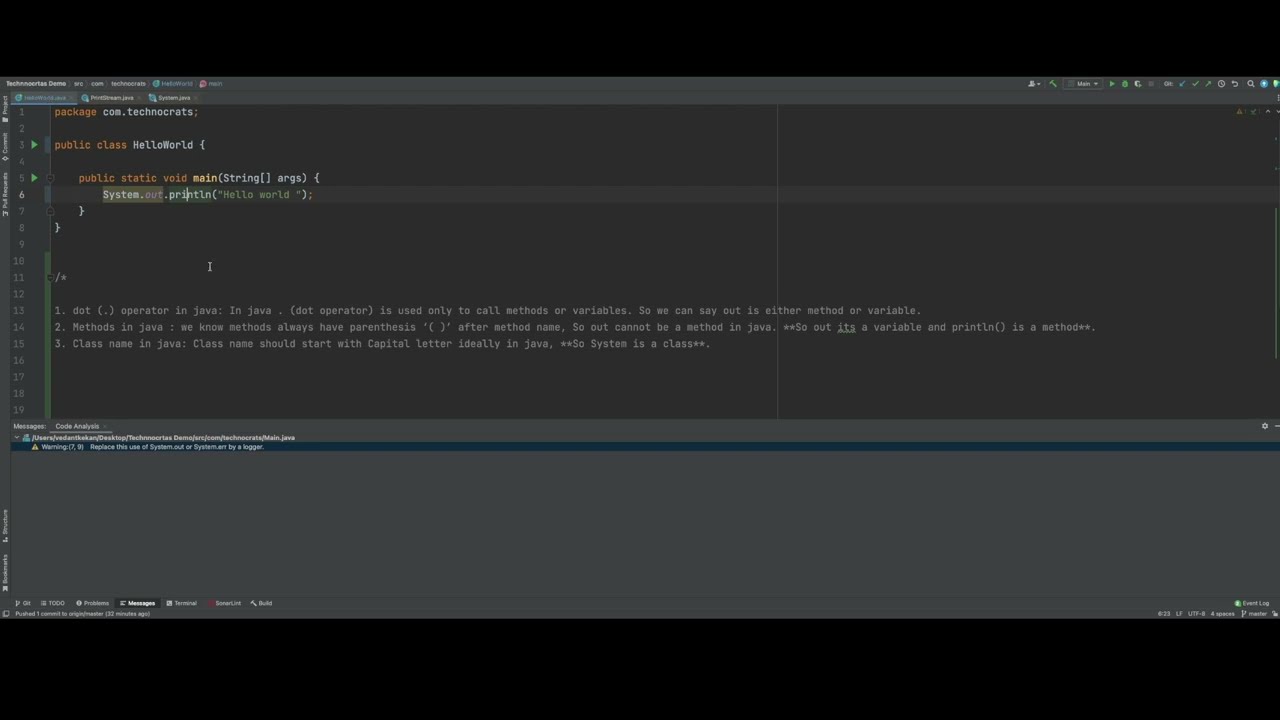 What is System.out.println in Java | Java Interview Question #1 | The K Academy