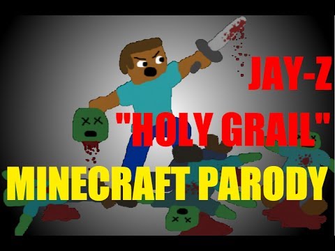 CAME PREPARED! - Jay-Z "Holy Grail" Minecraft Parody LYRIC VIDEO (ft. Joseph Aaskov)