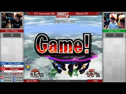 CFL Smackdown 142 Melee - Panda + Oaty vs Kuya + Kaike - Doubles Losers Semis