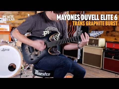 No Talking...Just Tones | Mayones Duvell Elite 6 Trans Graphite Burst Satin
