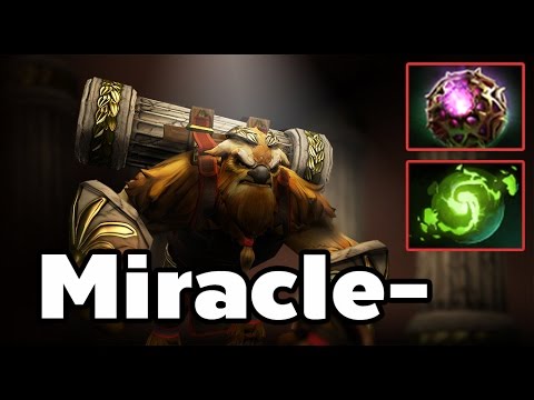Miracle- Earthshaker Dota2 Gameplay Rank MMR Game