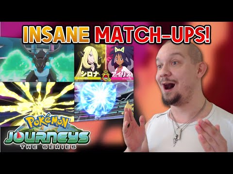 MASTERS 8 MATCH UPS OFFICIALLY REVEALED! STEVEN VS ASH! Pokémon Journeys Special Preview REACTION!