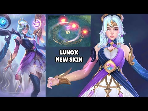 LUNOX DAWN REVELATION SKIN GAMEPLAY MOBILE LEGENDS NEW SKIN