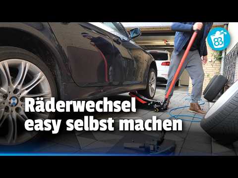 Radwechsel: Anleitung zum Reifen selber wechseln mit dem Wagenheber