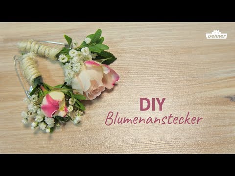 Blumen-Anstecker selber machen 💐 Perfekte Ansteckblume für die Hochzeit 👰🤵 DIY-Anleitung