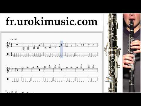 Comment Jouer de la Clarinette Besame Mucho Tab Tablature Partie#1 Exerce um-b829