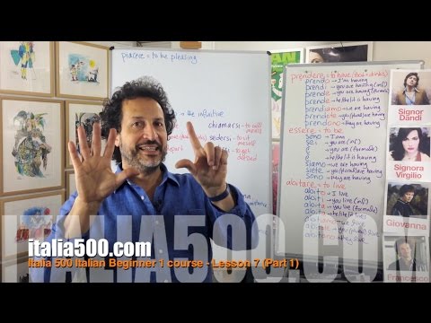 Learn Italian - Italia 500 Italian Beginner 1 course - Lesson 7 (Preview)