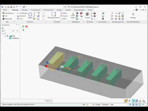 PTC Creo Elements Direct Modeling | Muster erstellen (Formelement)