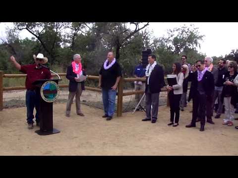 Sam Walker speaking at Walker Preserve Trail Grand Opening - GEDC7868