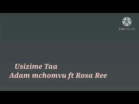 Adam mchomvu ft Rosa ree Usizime taa (official audio lyrics)