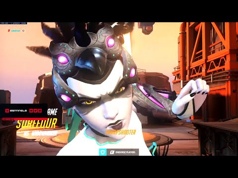 Surefour Top 500 DPS Main - Ashe and Widow Gameplay! POTG! [ Overwatch Season 27 Top 500 ]