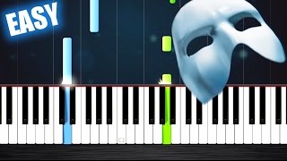 The Phantom Of The Opera Theme - EASY Piano Tutorial by PlutaX