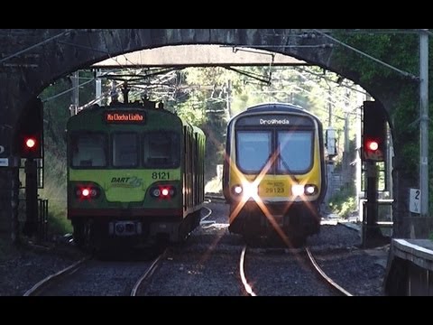 IE 29000 and 8300 Class Trains - Killester Station, Dublin