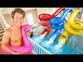 I Built a Waterpark In My House!