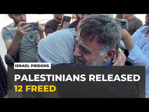 Palestinian prisoner release: 12 prisoners have been freed by Israel