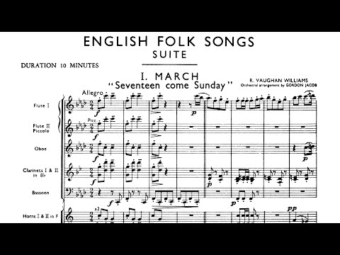 [Orch. Score] English Folk Song Suite - Vaughan Williams orch. Gordon Jacob
