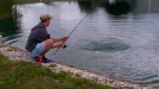 preview picture of video 'Awesome Summer/Fall Pond Bass Fishing-Fishing and Fun With JFick-Ohio Outdoors'