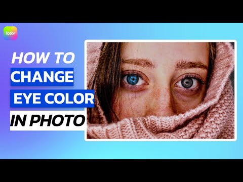 Change Eye Color of Image with Eye Color Changer Online | Fotor