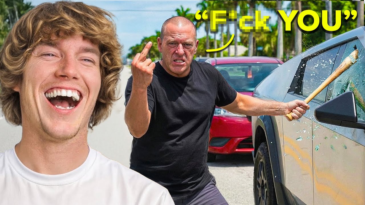 Road Rage Driver Crashes Out!