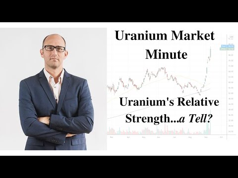 Uranium Market Minute – Episode 173: Uranium's Relative Strength...a Tell?
