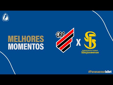 Gols e lances de Athletico Paranaense x São Joseense
