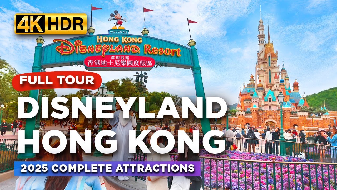 Spend a full day of fun riding attractions at Hong Kong Disneyland