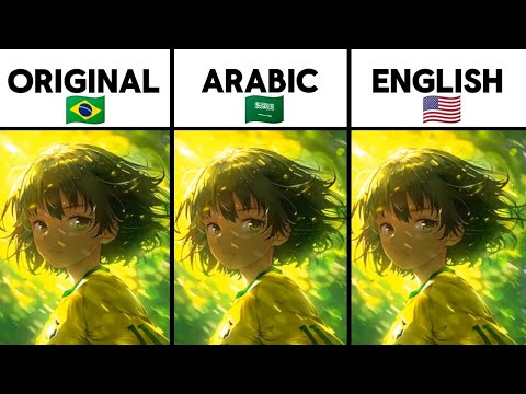 Passo Bem Solto Original vs Arabic vs English