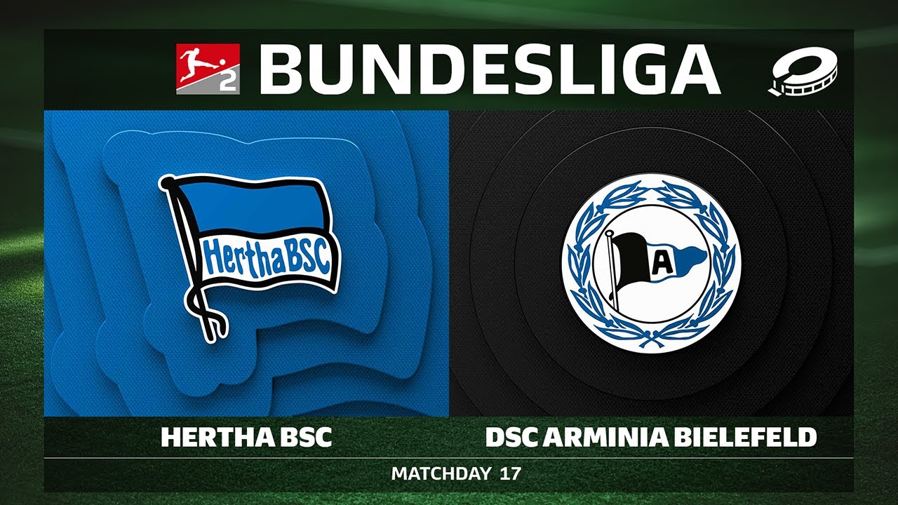LIVE 🔴 Hertha BSC vs. DSC Arminia Bielefeld | Matchday 17 - Bundesliga 2 2025/26