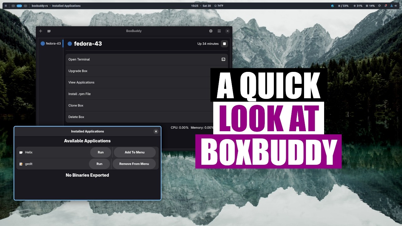 Install Programs From Any Linux Distro With BoxBuddy