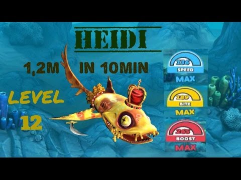 Hungry Shark World Heidi - MAX OUT  1.2M points in 10min!