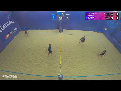 09:20 D. Svyrydenko / I. Skrynnik - M. Kyselov / S. Zalizko 24.12.2022 | Winners Beach Volleyball