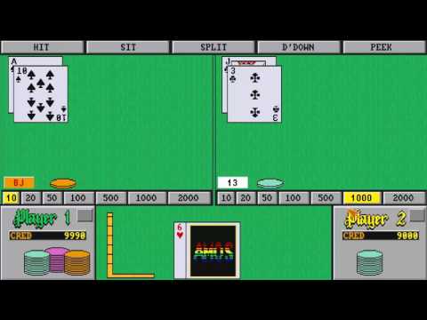 AMIGA AMOS BLACKJACK By Peter Craven Black Jack RUNNING IN AMOS PROFESSIONAL Assassins CD1 Ultimate1