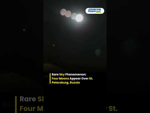 Four Moons Appear in St. Petersburg Sky Rare Paraselene Phenomenon Goes Viral