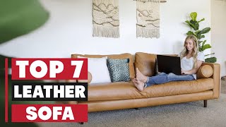 7 Best Leather Sofas to Upgrade Your Living Room