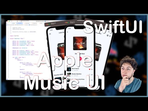 SwiftUI 3.0 - Apple Music UI + 3D Animation Using Xcode 13
