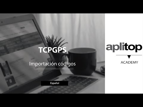 TCPGPS. Importación códigos