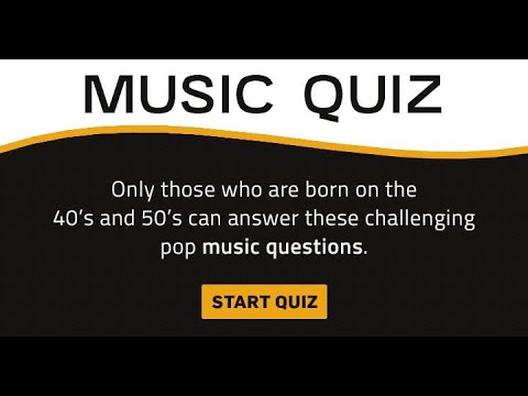 Do you like to take a challenging Music quiz?