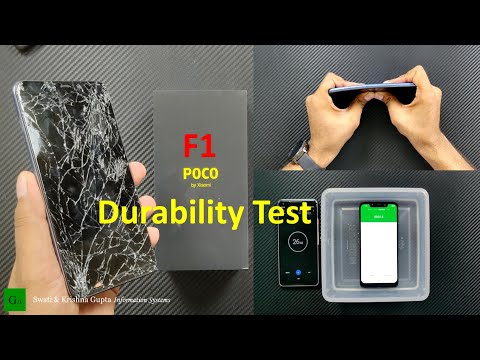 Poco F1 Durability Test | SCRATCH WATER BEND DROP | Gupta Information System | English