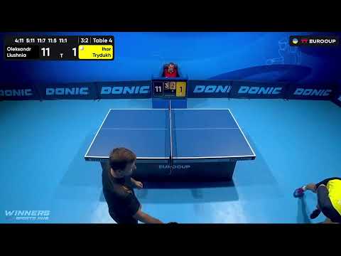18:00 Oleksandr Liushnia - Ihor Trydukh 29.07.2023 TT Euro.Cup Ukraine Professional. TABLE 4