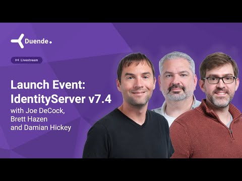 Launch Event: Duende IdentityServer v7.4