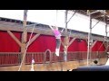 Sierra S Flying High In The AerialDrome At Emerald City Trapeze Arts