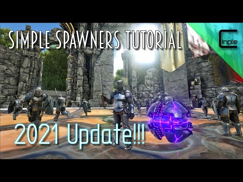 How to use Simple Spawners (June 2021 Update) | Ark Survival Evolved Tutorial