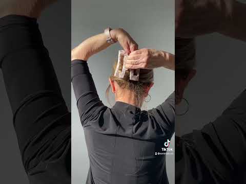 Claw clip hack for short hair