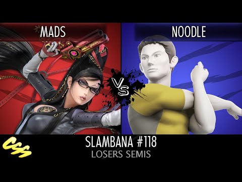 [Slambana #118] Losers Semis: mads (Bayonetta) vs. NOODLE (Wii Fit Trainer)